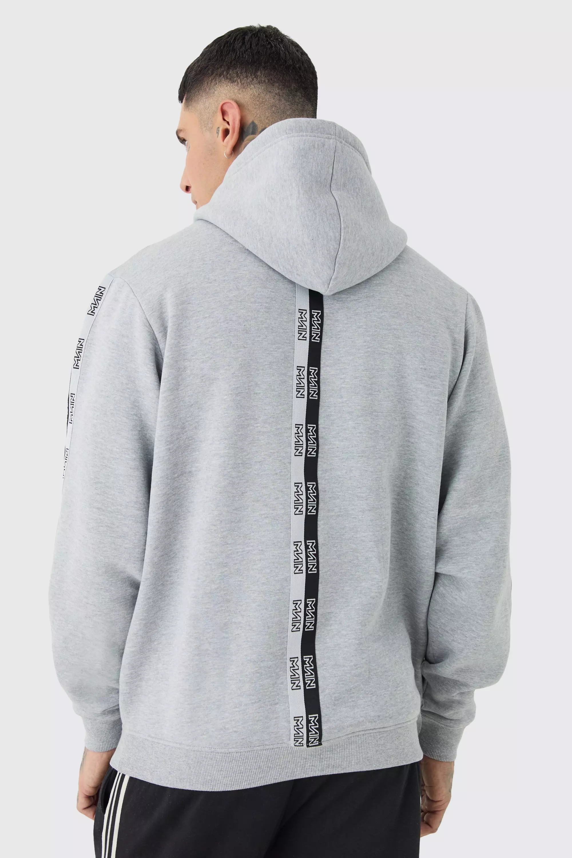 Mens tape hoodie deals